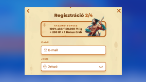 Add meg e-mail-címed és válassz jelszót: 